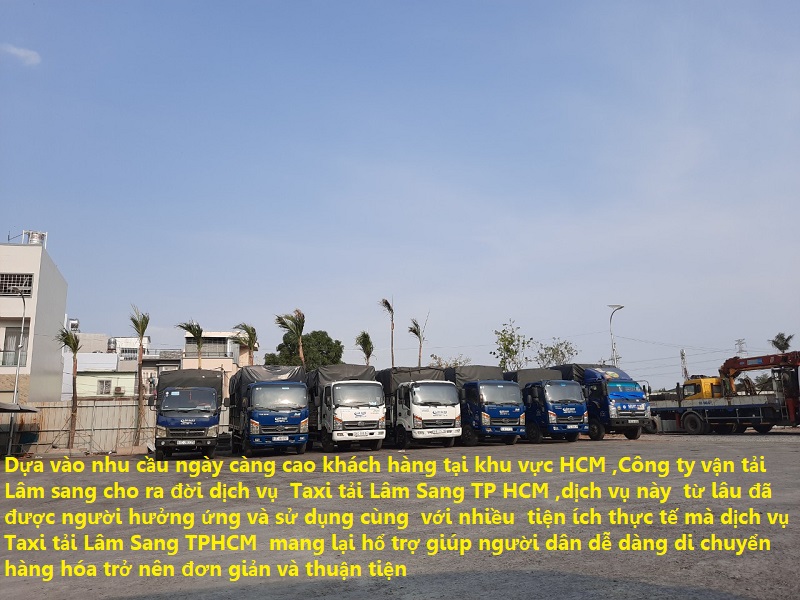 Taxi tải - Công Ty TNHH TM DV Vận Tải Lâm Sang